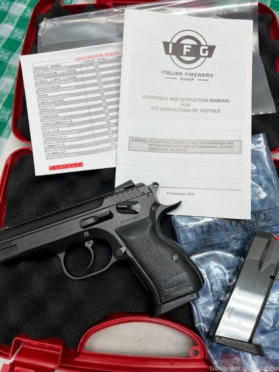 Excellent Tanfoglio Defiant Force IFG-NA Compact 9mm Pistol LNIB-img-6