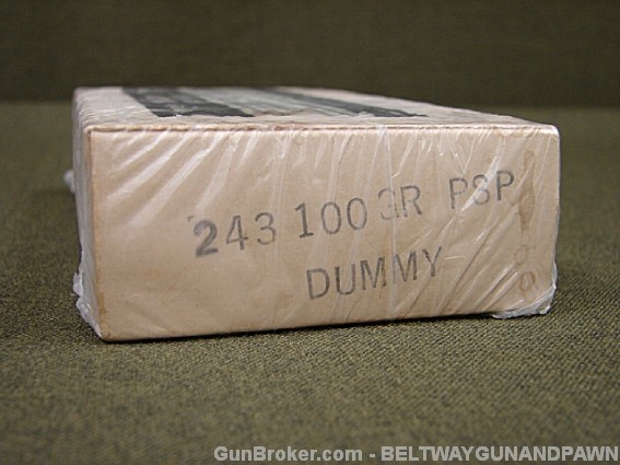 Remington Peters 243 Dummy Cartridges 20Rds-img-1