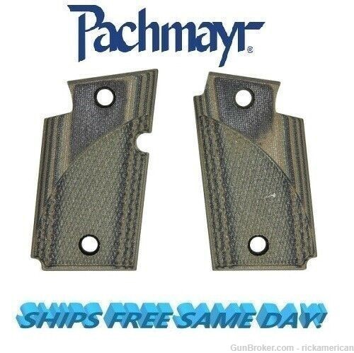 Pachmayr G10 Tactical Pistol Grip P238 Green/Black Checkered NEW! # 61020-img-0