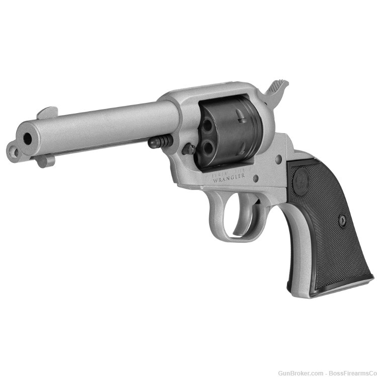 Ruger Wrangler .22 LR Single Action Revolver 4.62" Silver 02003-img-0