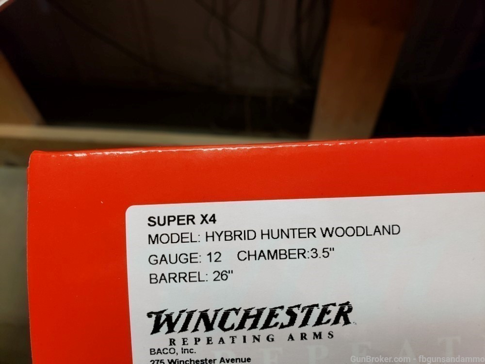 NEW! WINCHESTER HYBRID HUNTER SEMI-AUTO SX4 12 26 WOODLAND CAMO 3.5" NIB-img-0