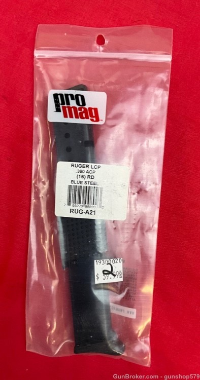 PRO MAG RUGER LCP .380 ACP 15 ROUND MAGAZINE RUG A21-img-0
