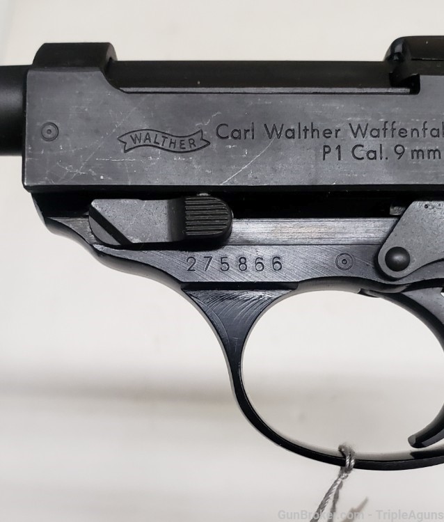 Walther P1 Matching 9mm Luger 3/65 CA Legal Imported C&R Used-img-18