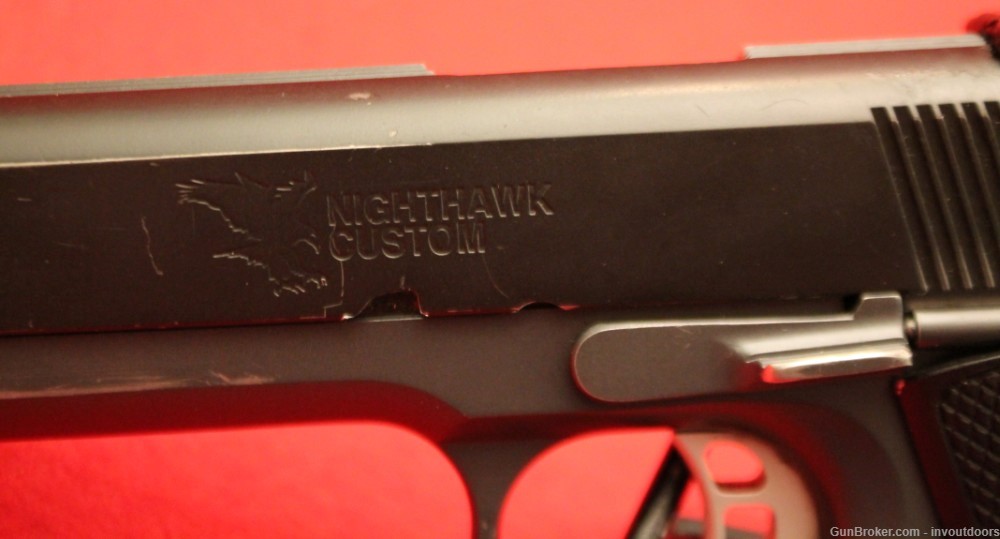 Nighthawk Talon .45 ACP semi-auto pistol with 5" match grade barrel.-img-15