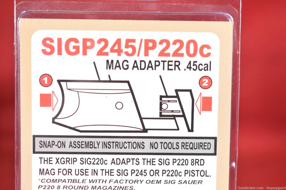XGRIP Sig Sauer P245/220C Mag Adapter-img-2