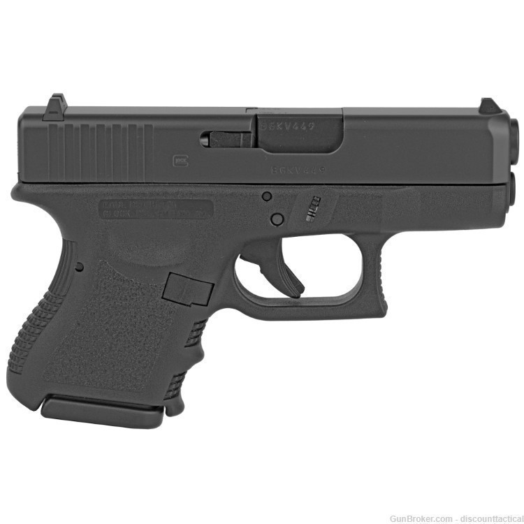 Glock UI2750201 G27 Subcompact 40 S&W Double 3.42" 9+1 Black Polymer Grip -img-1