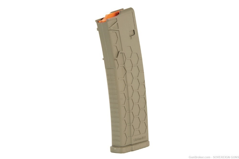AR15 M4 30rd Magazine 223/556 HEX MAG NEW FDE-img-0