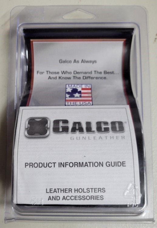 Galco leather double mag pouch Glock 17,XD9,Beretta 92fs DMC22B-img-1