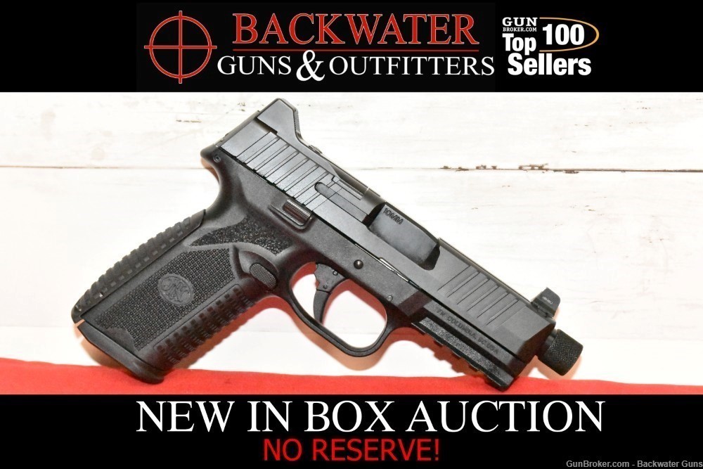 FACTORY NEW FN 510 TACTICAL 10MM PISTOL BLACK NO RESERVE! FREE SHIPPING!-img-0