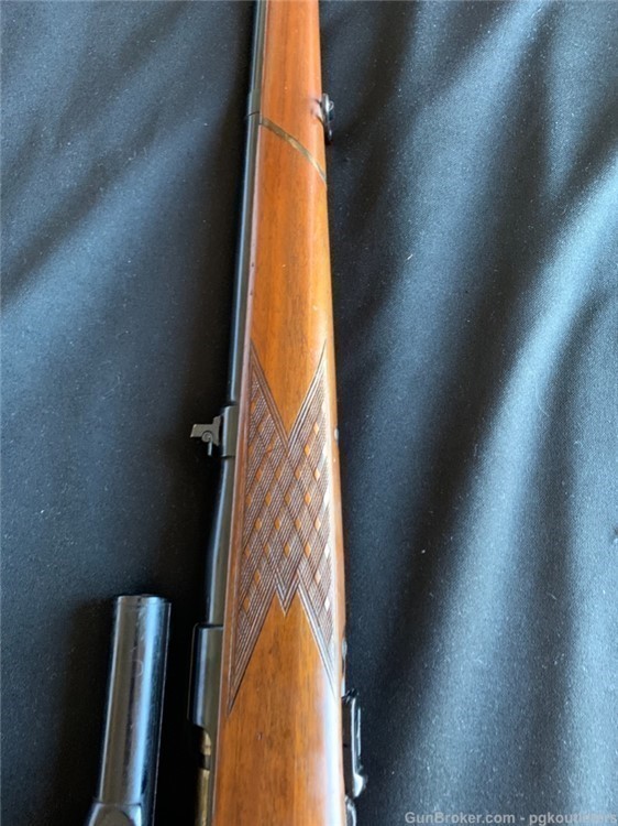 RARE - 1962 Anschutz Model 1423 Mannlicher Bolt Action Rifle .22LR  19"-img-3