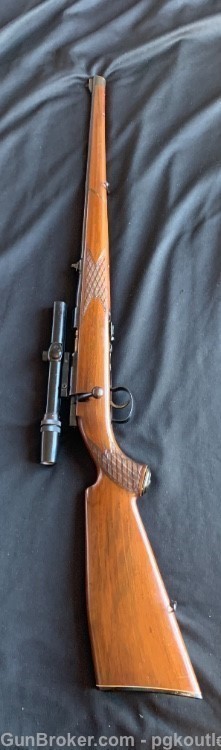 RARE - 1962 Anschutz Model 1423 Mannlicher Bolt Action Rifle .22LR  19"-img-6