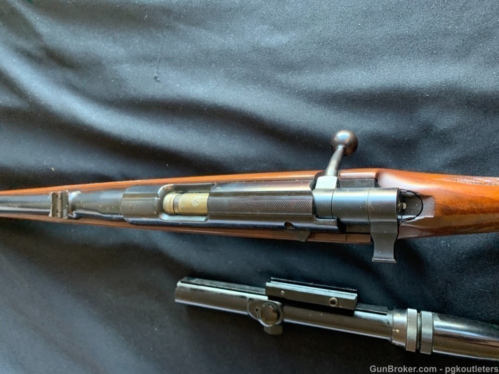 RARE - 1962 Anschutz Model 1423 Mannlicher Bolt Action Rifle .22LR  19"-img-9