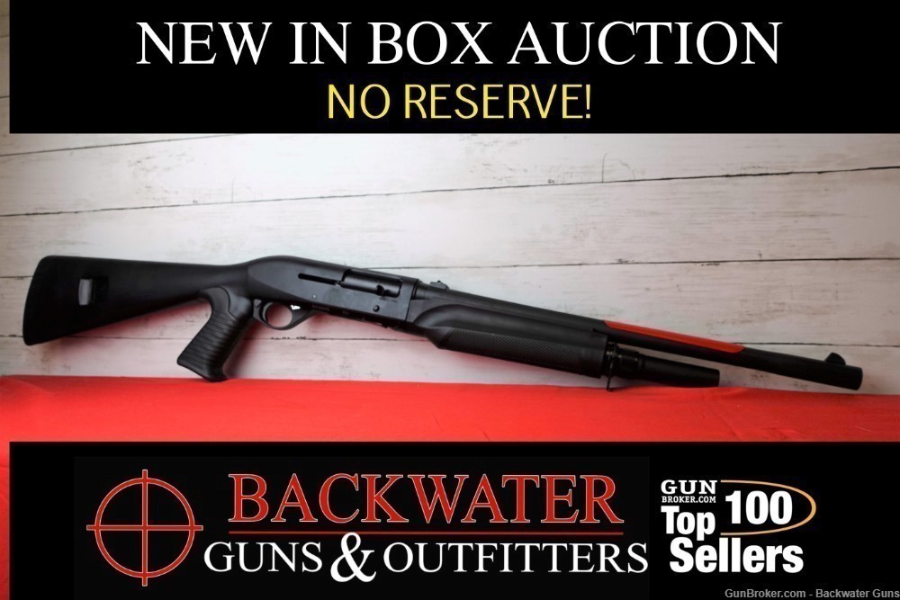 Factory New Benelli M2 Tactical Black 12 Gauge Shotgun No Reserve!-img-0