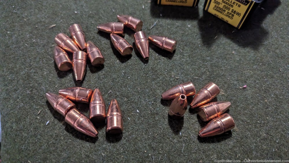 Barnes 500 S&W bullets, 50026 325gr bullets-img-3
