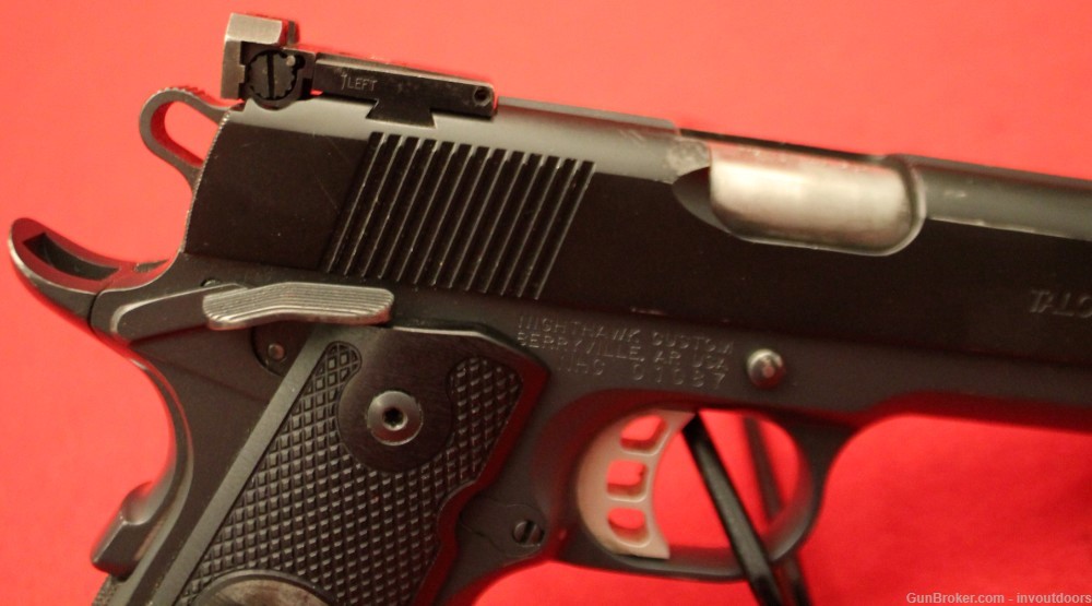 Nighthawk Talon .45 ACP semi-auto pistol with 5" match grade barrel.-img-13