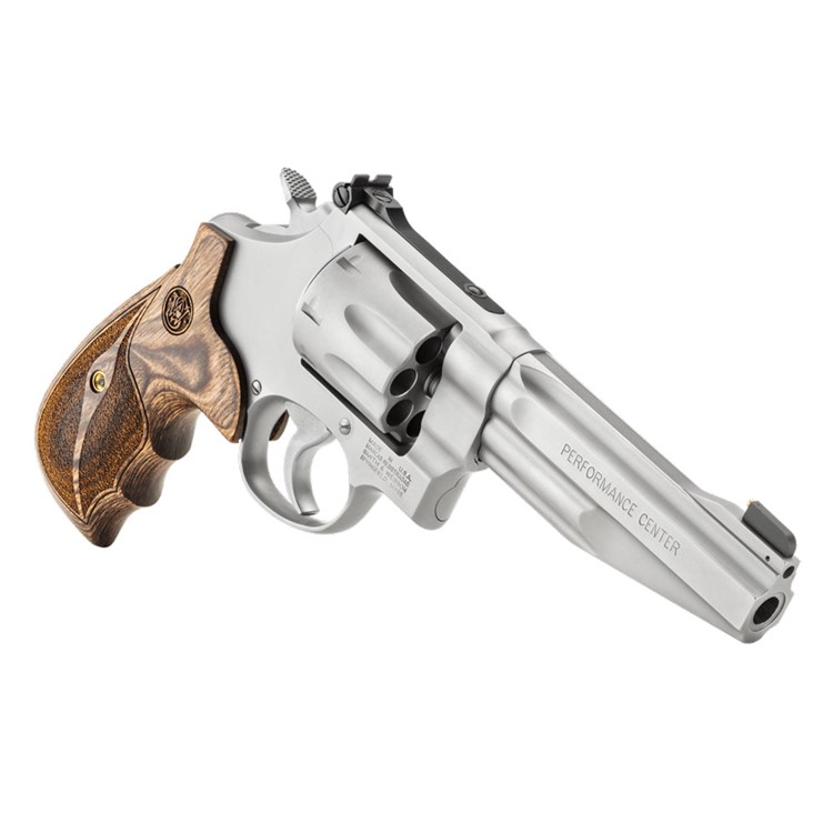 S&W 627PC 357 Mag,38 Special +P 5in 8rd Matte Silver Revolver (170210)-img-1