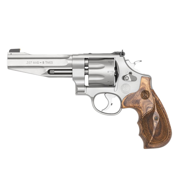 S&W 627PC 357 Mag,38 Special +P 5in 8rd Matte Silver Revolver (170210)-img-3