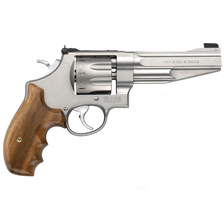 S&W 627PC 357 Mag,38 Special +P 5in 8rd Matte Silver Revolver (170210)-img-0