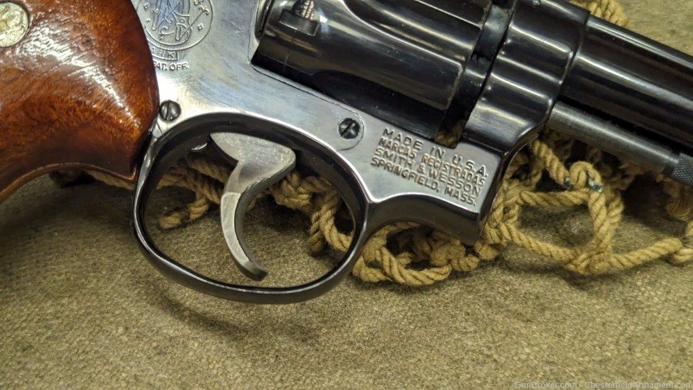 Smith & Wesson  S&W  6"  barrel 17-3 22lr  6 shot  1975-img-2