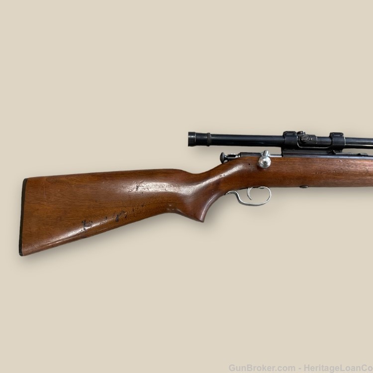 Winchester Model 67A .22S/L/LR bolt action with a Weaver Scope-img-5