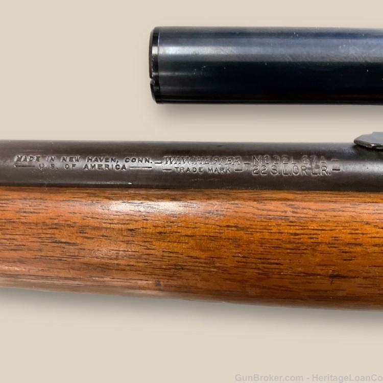 Winchester Model 67A .22S/L/LR bolt action with a Weaver Scope-img-6