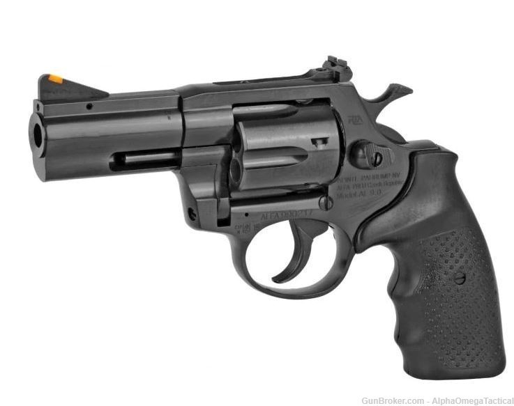 Rock Island Armory AL9.0 Standard Revolver - Black | 9mm | 3" Barrel | 6rd-img-0