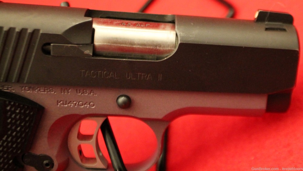 Kimber Tactical Ultra II .45 ACP semi-auto pistol 3" stainless barrel.-img-9