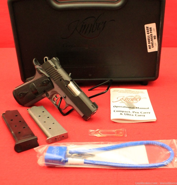 Kimber Tactical Ultra II .45 ACP semi-auto pistol 3" stainless barrel.-img-0