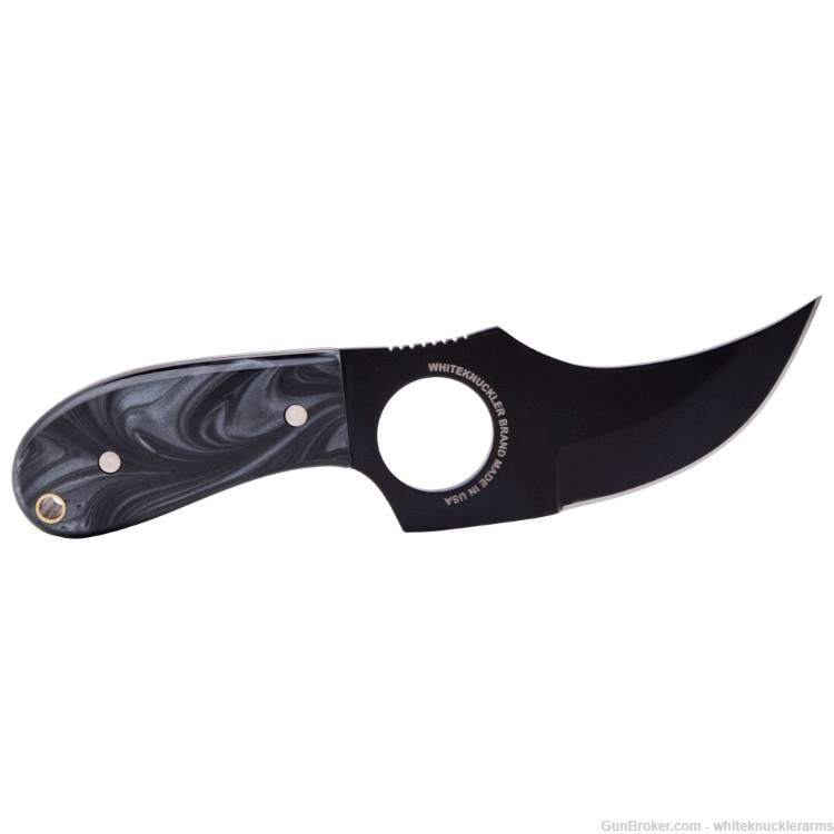 Whiteknuckler Brand Derringer Black Pearl Grip Set w/ Matching Classic C7-img-6