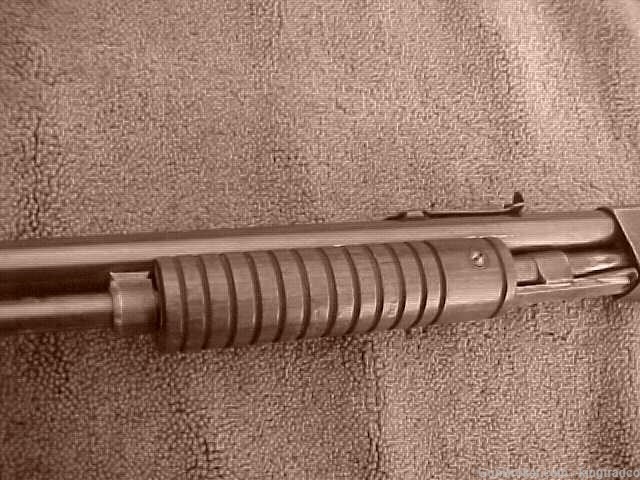 Vintage J. STEVENS 22 SL/LR VISIBLE LOADING REPEATER Pump Rifle Pat. 1907-img-10
