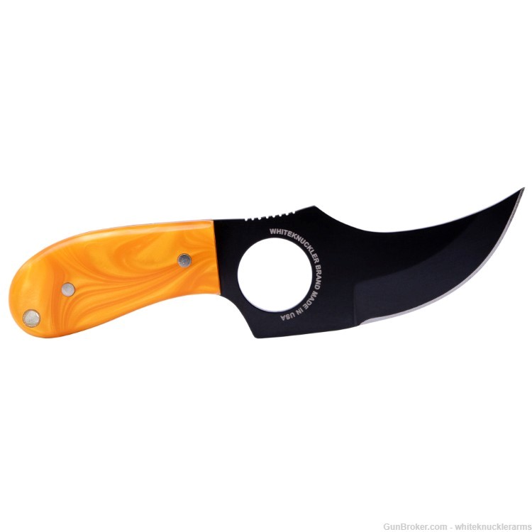 Whiteknuckler Brand Derringer Orange Pearl Grip Set w/ Matching Classic C7-img-6