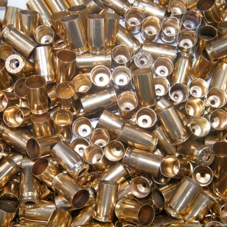 380 Auto ACP Brass MATCHING HEADSTAMP Decapped Very Clean - 240 pcs -img-0