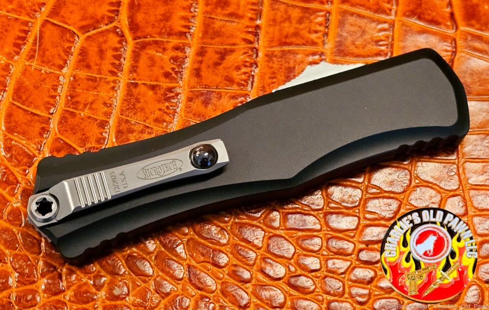 NEW 2024 MICROTECH HERA II OTF AUTO KNIFE 3.85" DAGGER STONEWASH BLADE-img-4