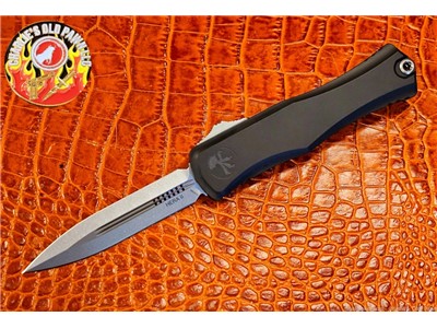NEW 2024 MICROTECH HERA II OTF AUTO KNIFE 3.85" DAGGER STONEWASH BLADE
