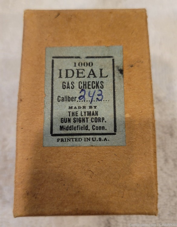 Ideal .243 cal Gas Checks-img-0