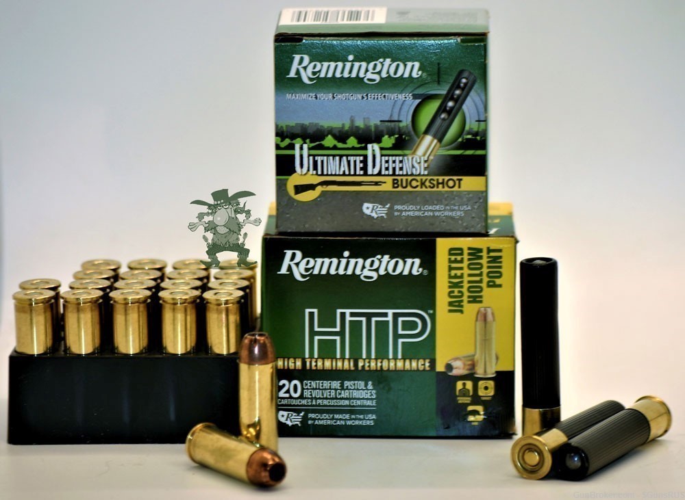 45 LC/410 Judge CoMbO Remington HTP JHP 45 LC + 2½" Ultimate Defense 410  -img-1