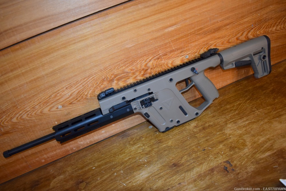Kriss Vector CRB .22 LR 16" FDE Semi-Auto Rifle (2) 10RD Mags & Manual-img-10