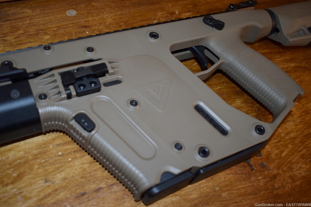 Kriss Vector CRB .22 LR 16" FDE Semi-Auto Rifle (2) 10RD Mags & Manual-img-14