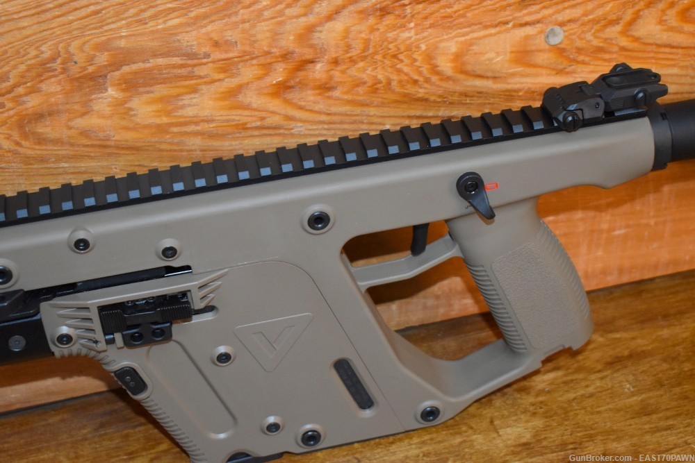 Kriss Vector CRB .22 LR 16" FDE Semi-Auto Rifle (2) 10RD Mags & Manual-img-5