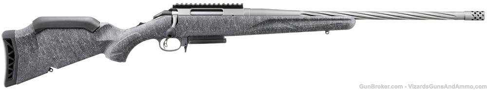   Ruger 46903 American Gen 2 7mm-08 Rem 3+1, 20" Gun Metal Gray Cerakote Sp-img-2