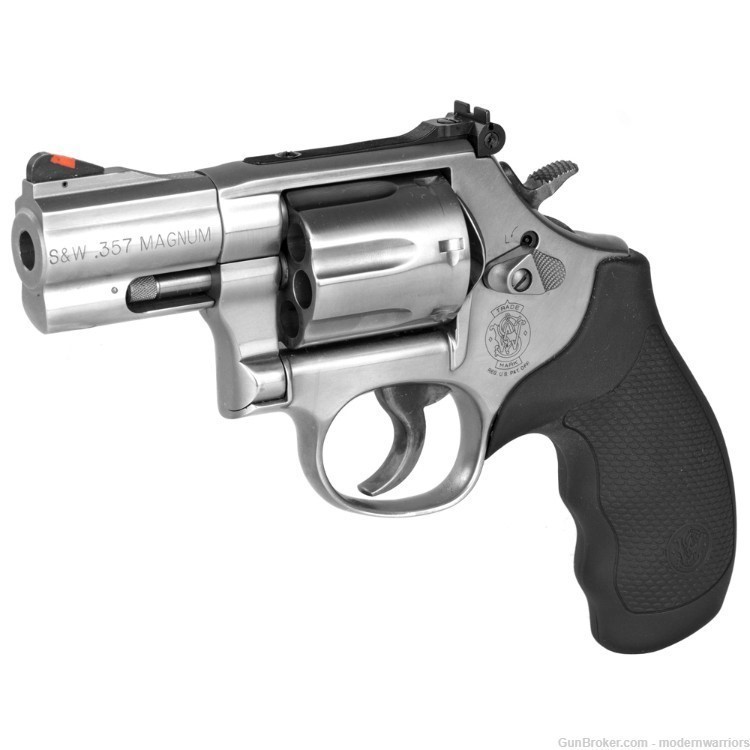 Smith & Wesson 686 Plus - 2.5" Barrel (.357 Mag) - 7-Shot - Stainless/Black-img-2