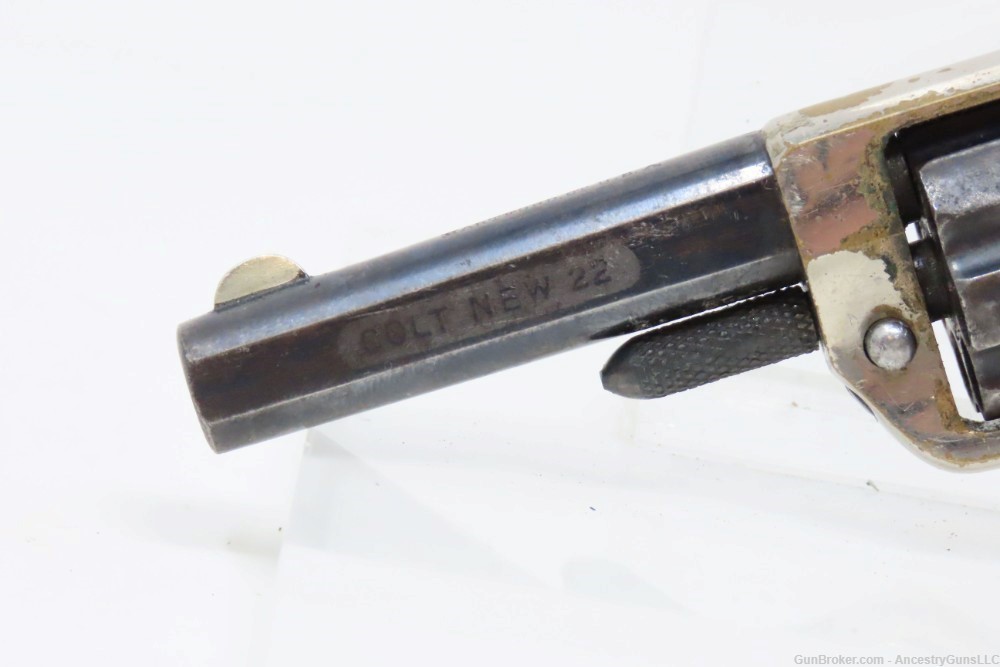 1876 VICTORIAN LONDON .22 Short 7-Shot Revolver COLT New Line CASED Antique-img-8