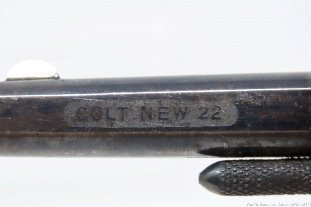 1876 VICTORIAN LONDON .22 Short 7-Shot Revolver COLT New Line CASED Antique-img-9