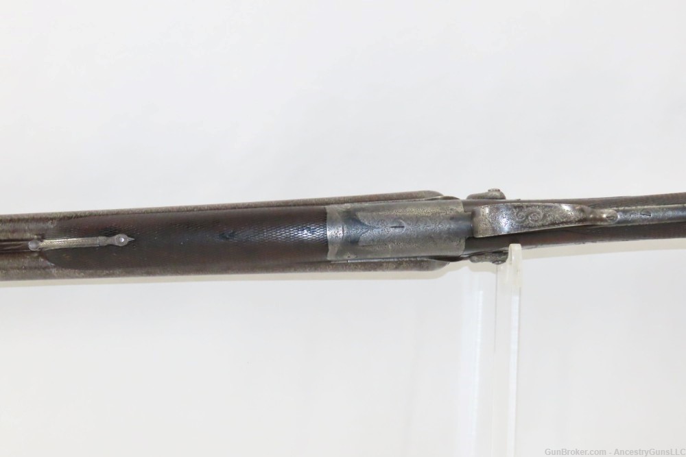FRENCH ENGRAVED ROBLIN 16 Gauge SIDE x SIDE HAMMER Shotgun Ejectors Antique-img-9
