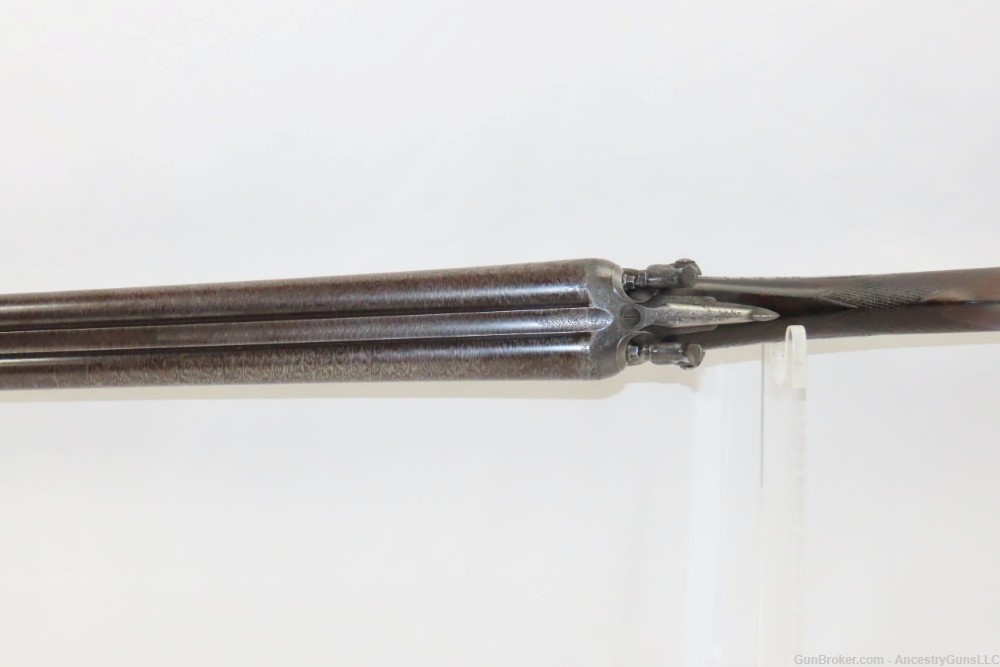 FRENCH ENGRAVED ROBLIN 16 Gauge SIDE x SIDE HAMMER Shotgun Ejectors Antique-img-13