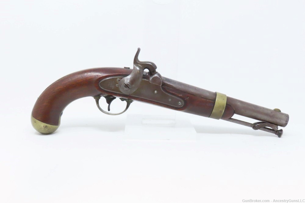 1851 HENRY ASTON US Contract Model 1842 DRAGOON .54 Cal. Smoothbore Pistol -img-1