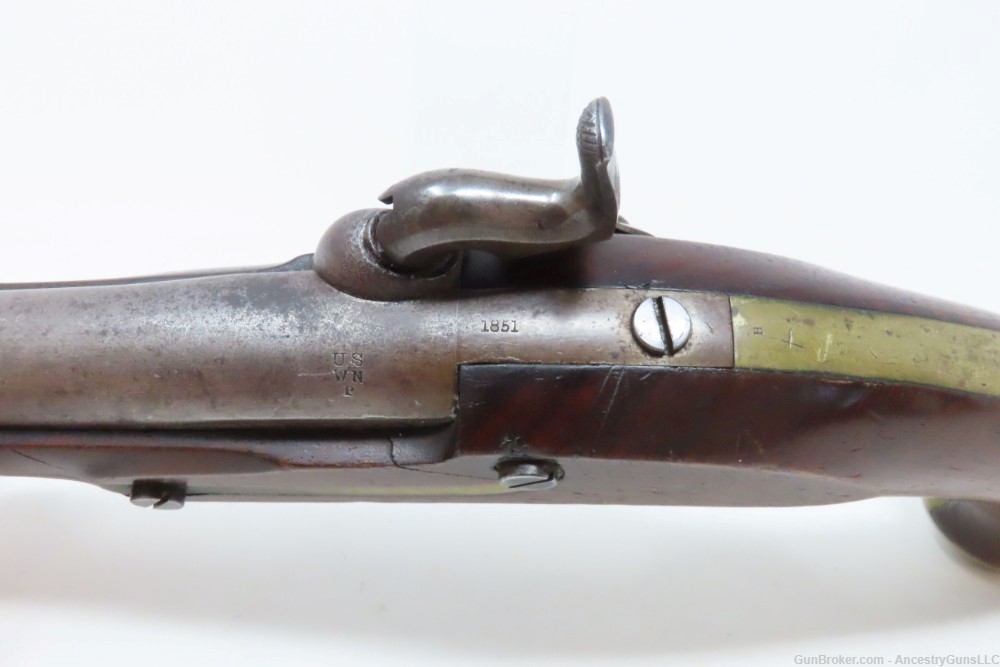1851 HENRY ASTON US Contract Model 1842 DRAGOON .54 Cal. Smoothbore Pistol -img-9