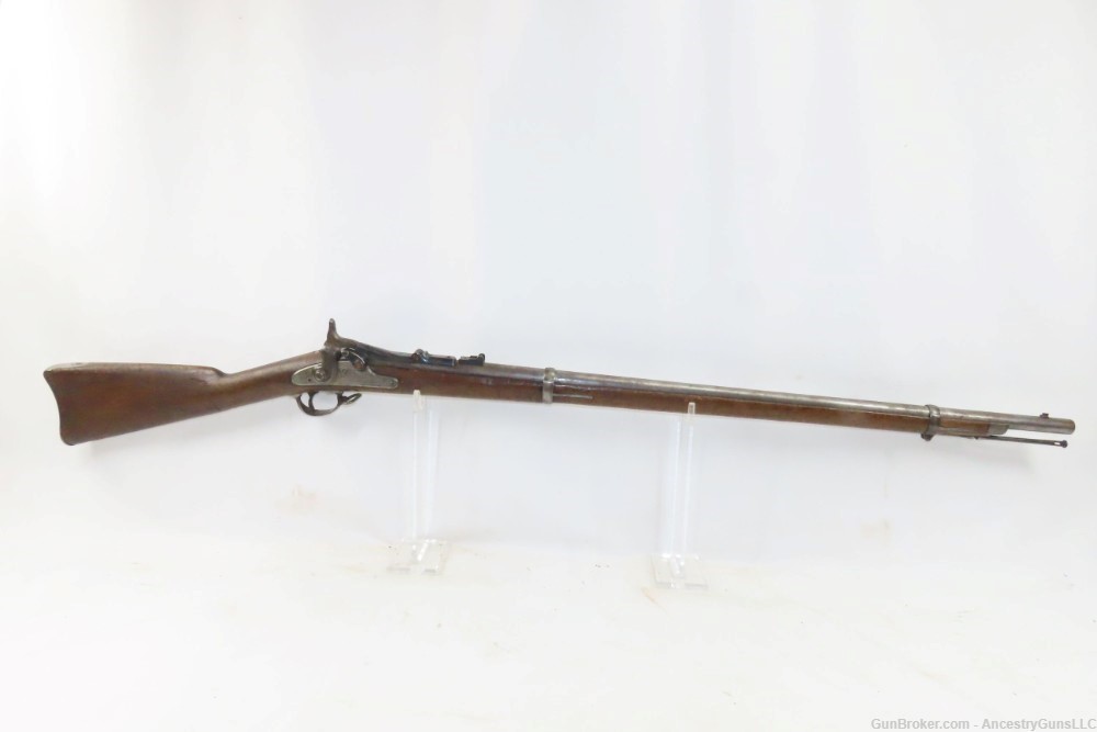 Antique U.S. SPRINGFIELD Model 1866 .50-70 GOVT ALLIN Conversion TRAPDOOR  -img-1