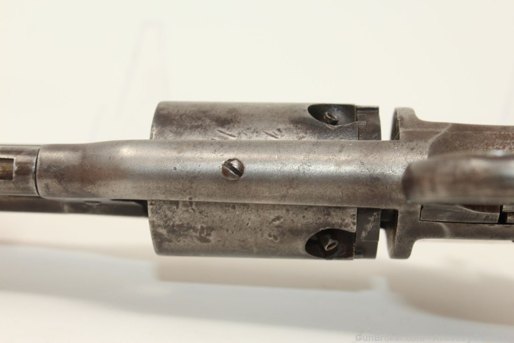 CIVIL WAR Antique SAVAGE NAVY Percussion Revolver-img-9
