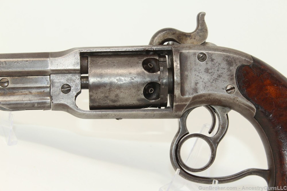 CIVIL WAR Antique SAVAGE NAVY Percussion Revolver-img-3